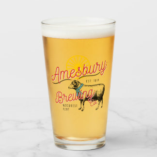 Amesbury Brauerei Pint Glas