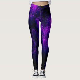Amethyst Abstrakt Leggings