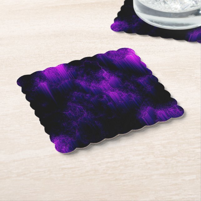 Amethyst Abstrakt Untersetzer (angewinkelt)