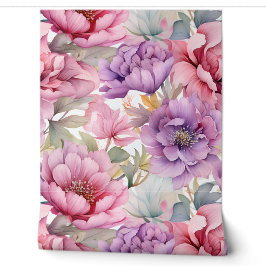 Amethyst Bloom Rhapsody Botanical Tapete