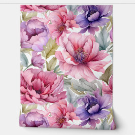 Amethyst Bloom Rhapsody Botanical Tapete