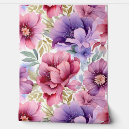 Amethyst Bloom Rhapsody Botanical Tapete