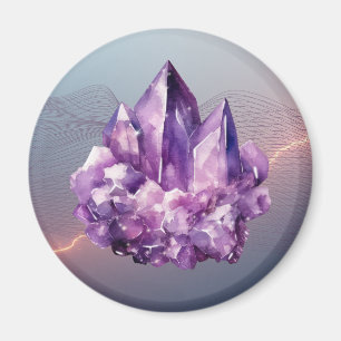 Amethyst Cluster-Magnet Magnet