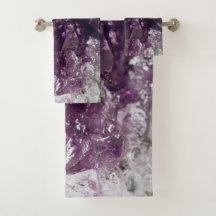 Amethyst Crystal Cleansing Energy Badetücher