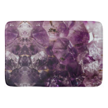 Amethyst Crystal Cleansing Energy Bath Mat