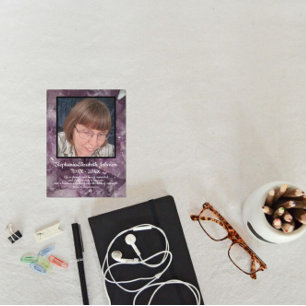 Amethyst Crystal Fotos und Zitat Programm
