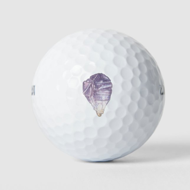 Amethyst Crystal Golfball (Vorderseite)