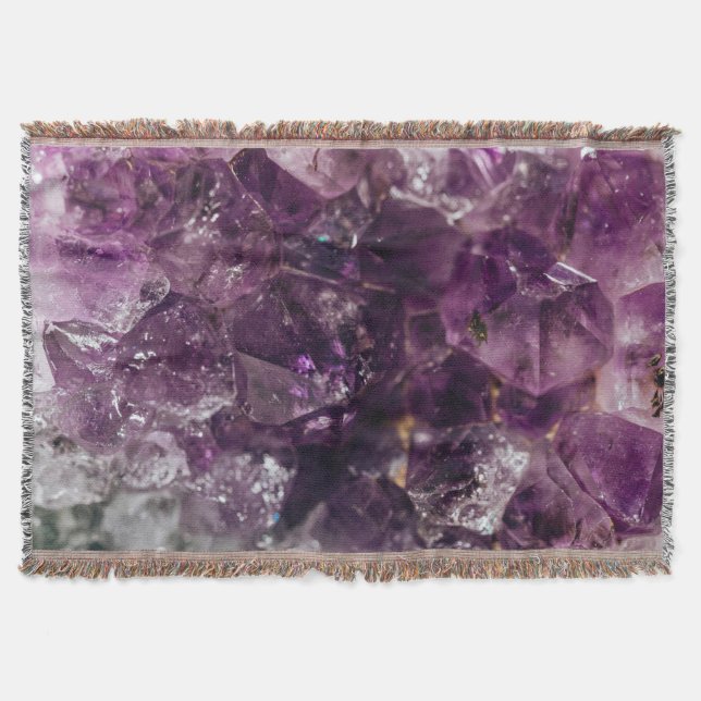 Amethyst Crystal Pattern Decke (Vorderseite)