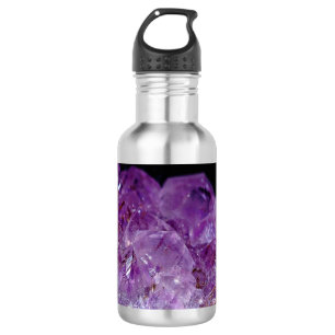 Amethyst Crystal Stainless Steel Wasserflasche