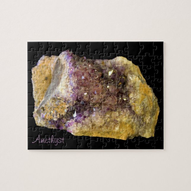 Amethyst Crystals Minerals Nature Fotografy (Horizontal)