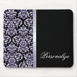 Amethyst Damast-Band Mousepad