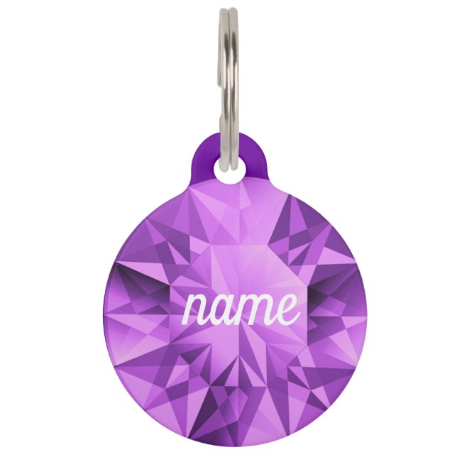 Amethyst Design Haustiermarke (Rückseite)