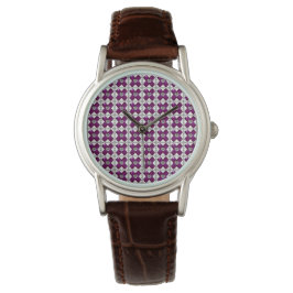 Amethyst Diamond Art, Lila Armbanduhr