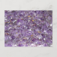 Amethyst-Edelstein aus violettem Kristall