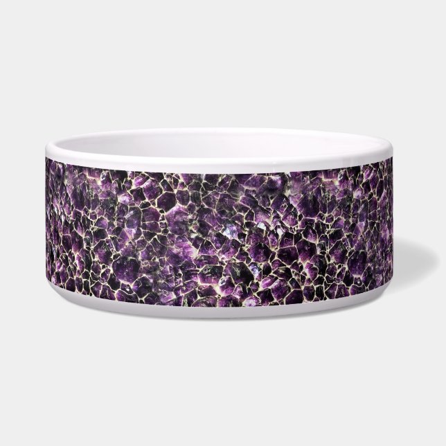 Amethyst Edelstein-Kristalldruck Napf (Vorderseite)