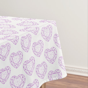 Amethyst-Edelsteine-Pulllinientuch Tischdecke