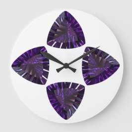 Amethyst Februar Birthstone Lila große Uhr