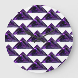 Amethyst, Februar Birthstone Lila große Uhr