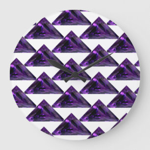 Amethyst, Februar Birthstone Lila große Uhr