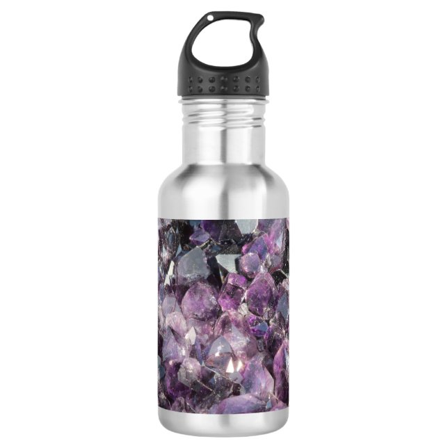 Amethyst Flasche Trinkflasche (Vorderseite)