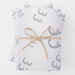 Amethyst Gem & Glitzer 33. Hochzeitstag Geschenkpapier Set