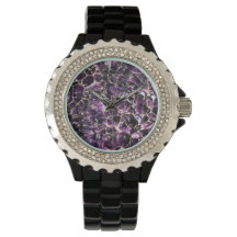 Amethyst Gemstone Crystal Print