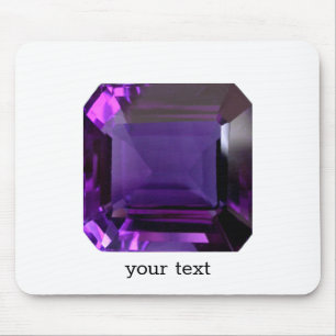 Amethyst Gemstone Lila Mousepad