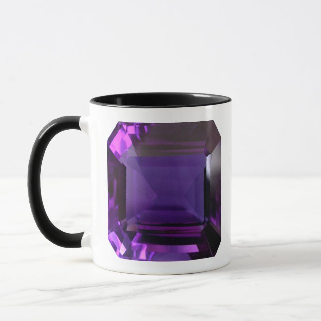 Amethyst Gemstone Lila Tasse (Links)