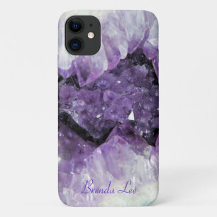Amethyst Geode 3D Look Case *Personalisieren*