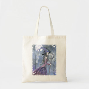 Amethyst-Hexe Fantasy-Halloween-Kunst Tragetasche