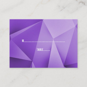 Amethyst Jewel Tones Mariage Place Cartes