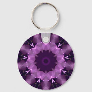Amethyst Kaleidoskop Schlüsselanhänger
