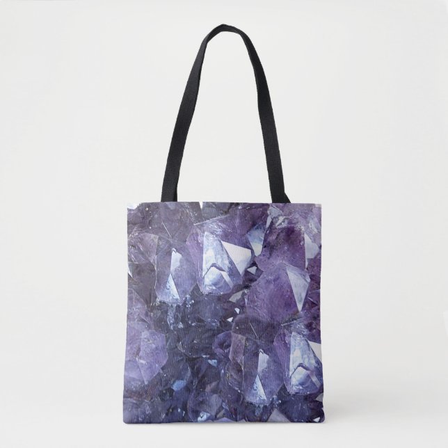 Amethyst Kristallgruppe Tasche (Vorderseite)