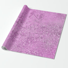 Amethyst Lavender Lila Glass Metallic Abstrakt Geschenkpapier