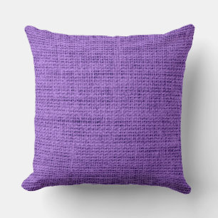 Amethyst-Leinenuntergrund Kissen