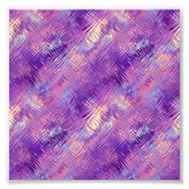 Amethyst Lila Crystal Gel Textur Fotodruck (Vorne)