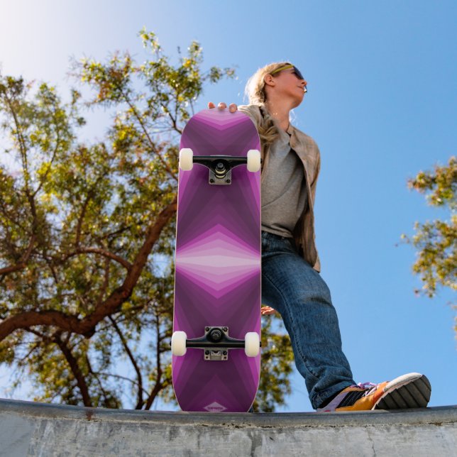 Amethyst Lila Gradient HAMbWG Skateboard (Außen 1)