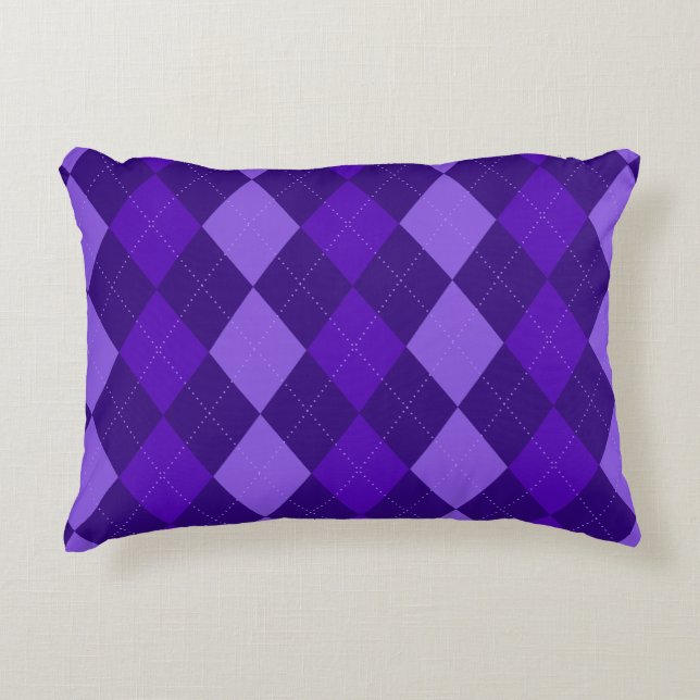 Amethyst Lila Raute Dekokissen (Vorderseite)