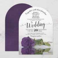 Amethyst Lila Rose Elegante Romantische Hochzeit