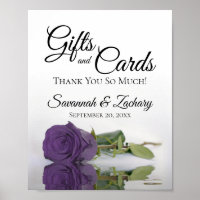 Amethyst Lila Rose Geschenke & Karten Hochzeitszei