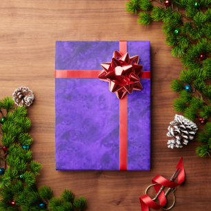 Amethyst Lila Velvet Wrapping Paper Geschenkpapier