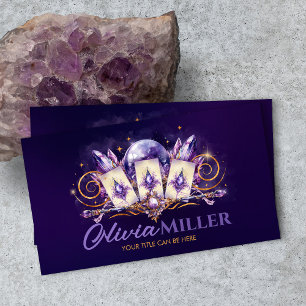 Amethyst-Magie - Orakelkarten, Kugel und Kristalle Visitenkarte