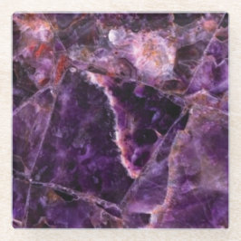 Amethyst magischer MarmorglasUntersetzer Glasuntersetzer