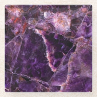 Amethyst magischer MarmorglasUntersetzer Glasuntersetzer