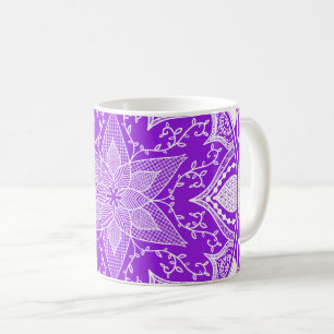 Amethyst Mandala Kaffeetasse