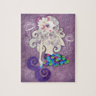 Amethyst Meerjungfrau Puzzle