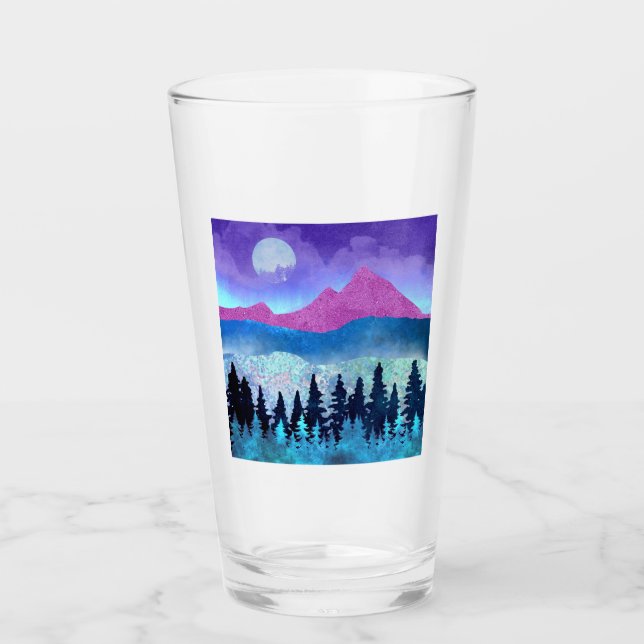 Amethyst Mist Mountains Glas (Vorderseite)