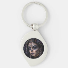 Amethyst-Orchidee Calavera – Gothic Zucker-Schädel