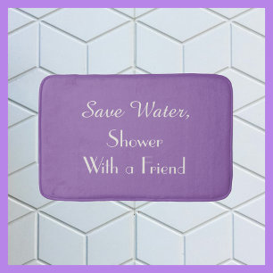 Amethyst-Orchidee Lila Wasser Sparen Lustiger Plüs Badematte