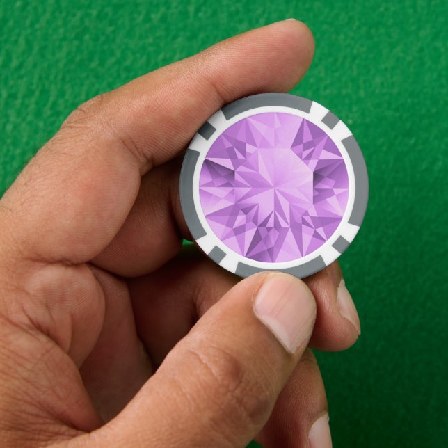 Amethyst Pokerchips (Hand)